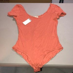Cute peach colored bodysuit